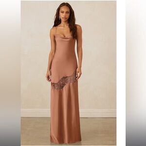 Azazie Christian Siriano Copper Bridesmaids Dress